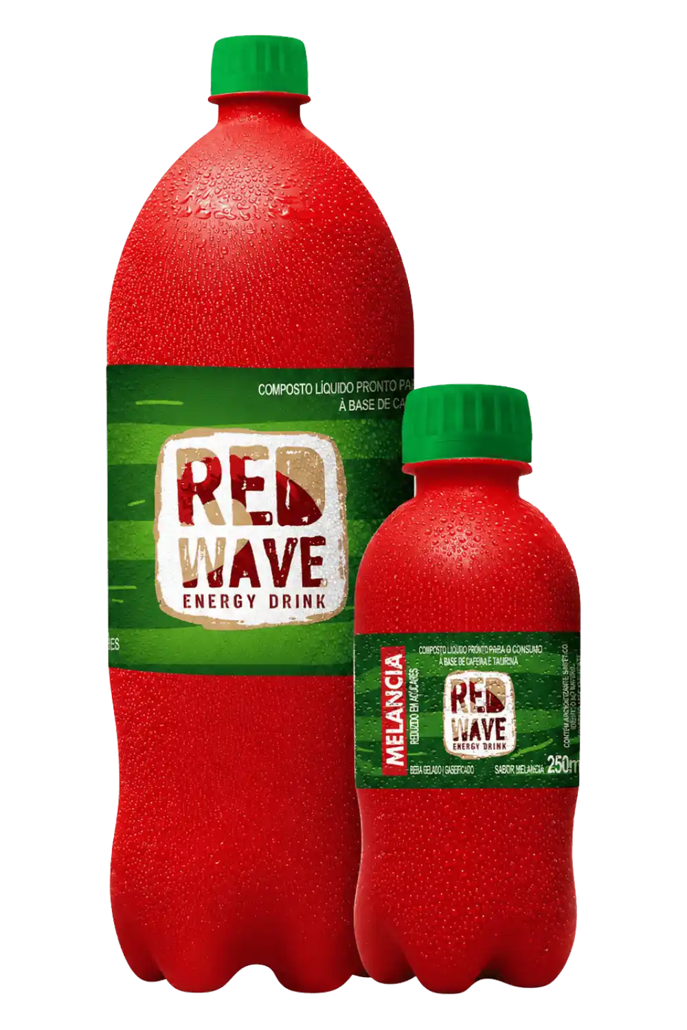 Linha Red Wave Melancia disponível nos tamanhos 250ml e 2L